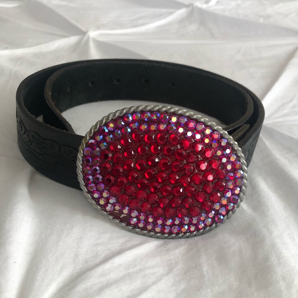 Interchangeable Belt with 2 Buckles from bebe